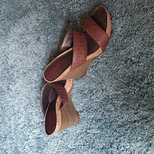 ANA wedge heels sandals size 10